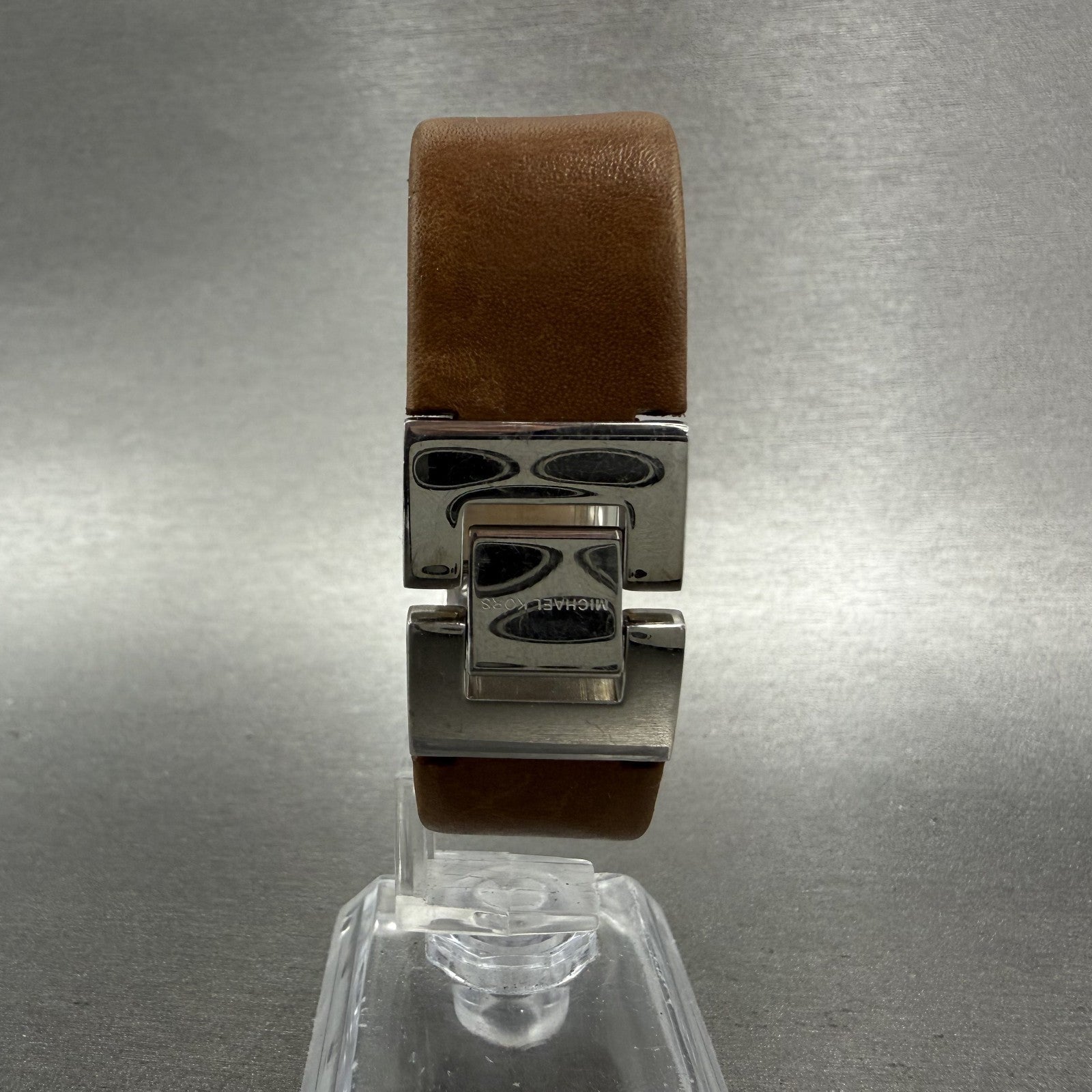 Michael Kors Darci watch Women 18mm Silver Dial Steel Rectangle MK2129 New Batt7
