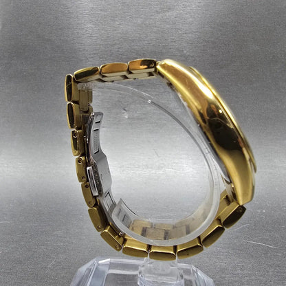 Kate Spade Seaport Watch Women 38mm Gold Dial Gold Tone Round 0030 New Battery8