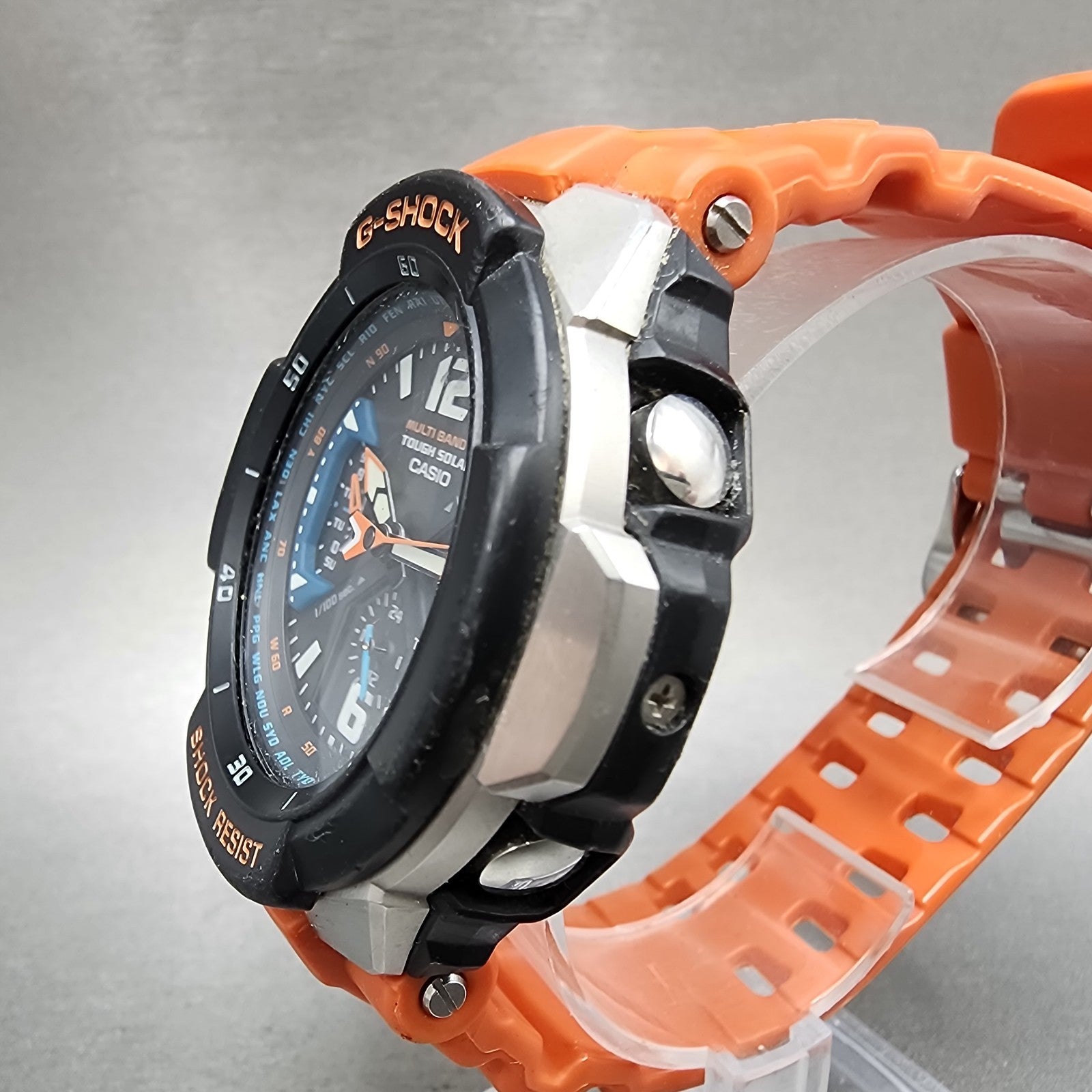 Casio GShock GW3000M Watch Men 50mm Black Dial Black Tone Alarm Chrono Solar2