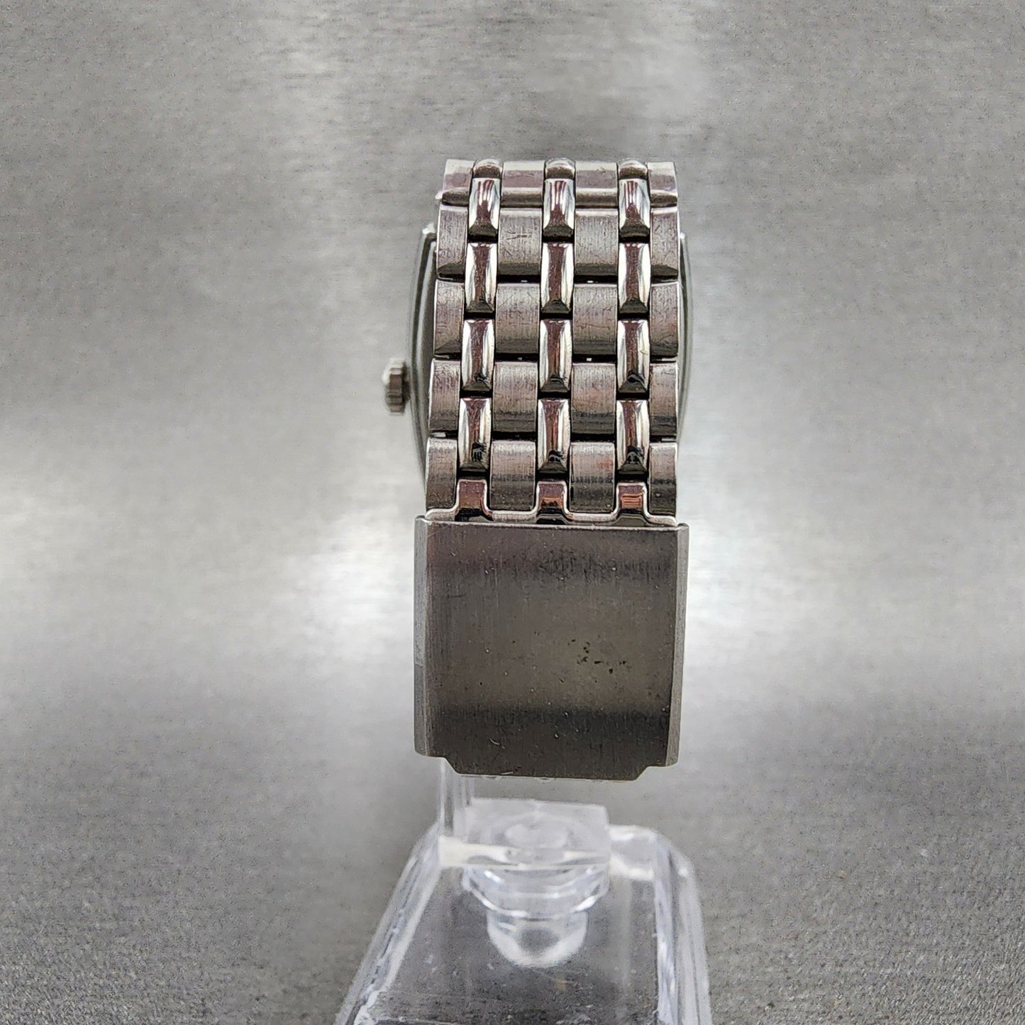 Emporio Armani Tank Watch Men 33mm Black Dial READ!!!!!!!!!!! Rectangle New Batt7