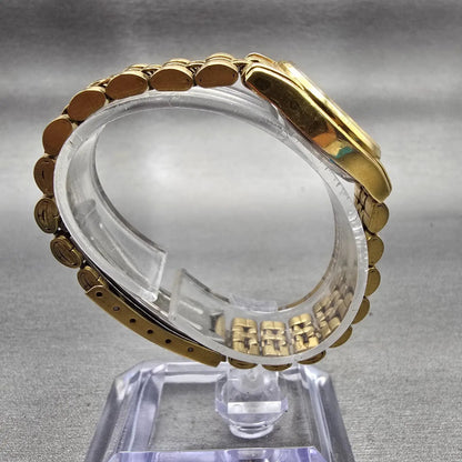 Citizen Watch Women 23mm Champagne Dial Gold Tone Daydate 6000-S38231 New Batt8