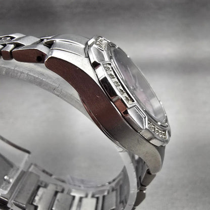 Citizen Eco-Drive Watch Women 28mm MOP Dial Date Gemmed E011-S055237 Works3