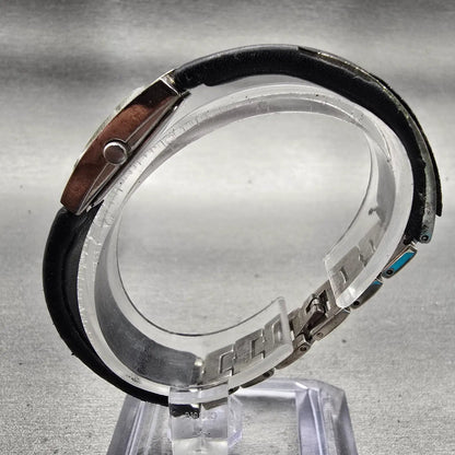 Bulova Watch Women 16mm Silver Dial Silver Tone Rectangle 96L43 New Battery6