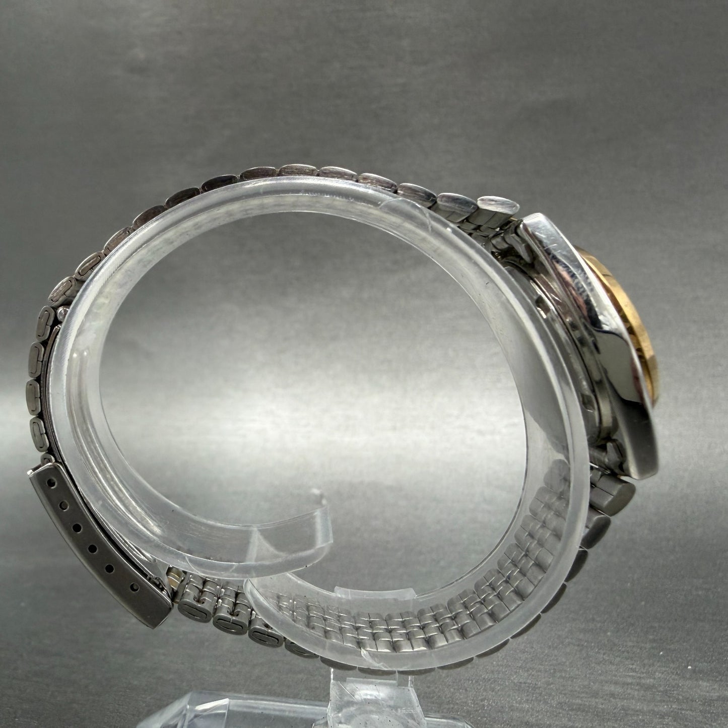 Seiko Watch Women 23mm White Dial Two Tone Daydate 7n83-0011 New Battery BW128