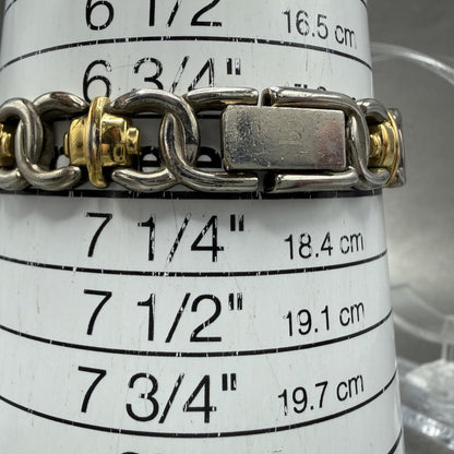 Bulova Tank Watch Women 15mm White Dial Two Tone Rectangle 98t10 New Battery10