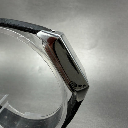 Casio Tank Watch Women 22mm Black Dial Silver Tone Rectangle LTP-V007 NewBatt T33