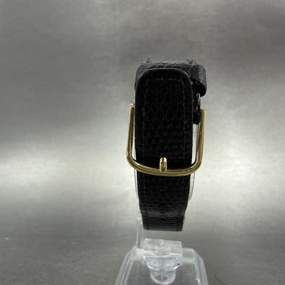 Citizen CQ Tank Watch Unisex 23mm Black Dial Gold Tone 6031-K04018 PARTS Vintage8