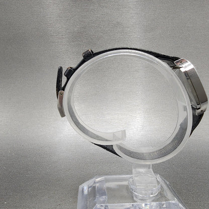 Longines Watch Women 20mm Silver Dial Silver Tone Rectangle Manual Wind Runs8