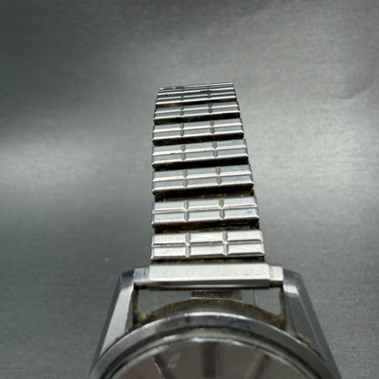 Seiko SeikoMatic Watch Men 36mm Silver Dial Silver Tone Daydate 6206-8040 PARTS5