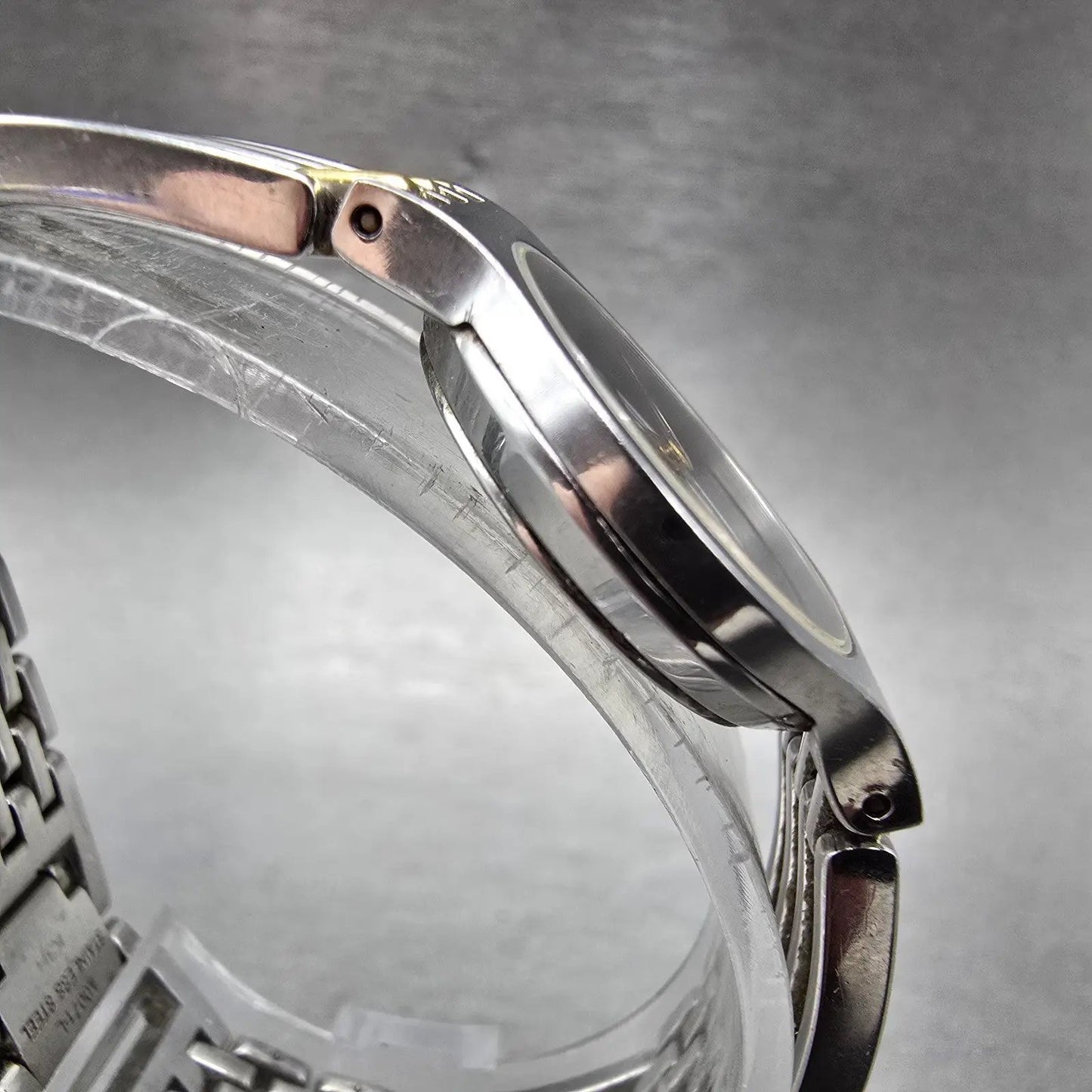 Movado Esperanza Watch Women 23mm Black Dial Two Tone Round 84 A1 1821 New Batt3