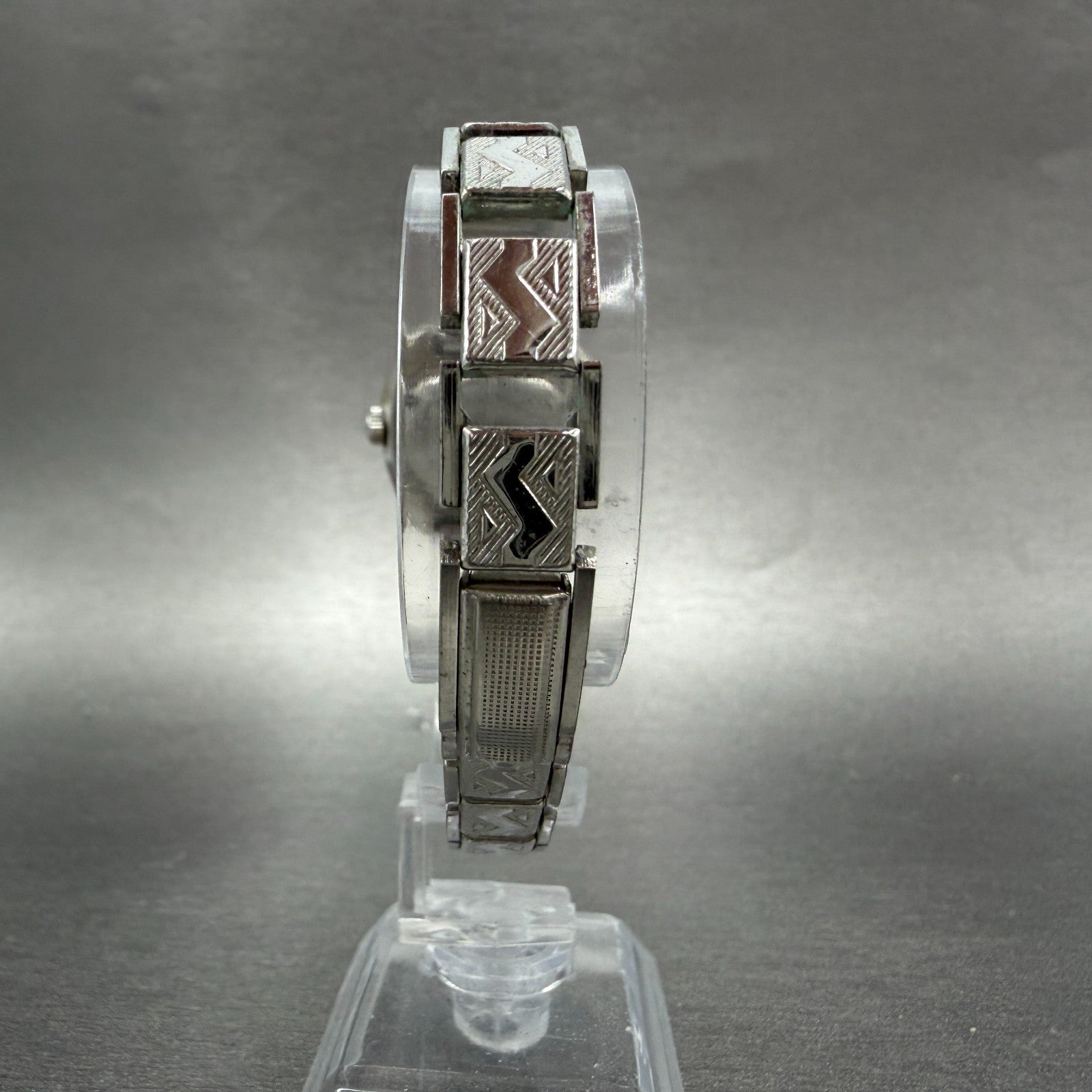 Seiko Automatic Watch Women 28mm Blue Dial Silver Tone Date 2205-0030 Runs7