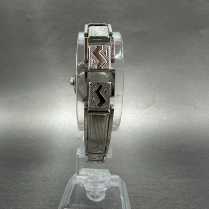 Seiko Automatic Watch Women 28mm Blue Dial Silver Tone Date 2205-0030 Runs7