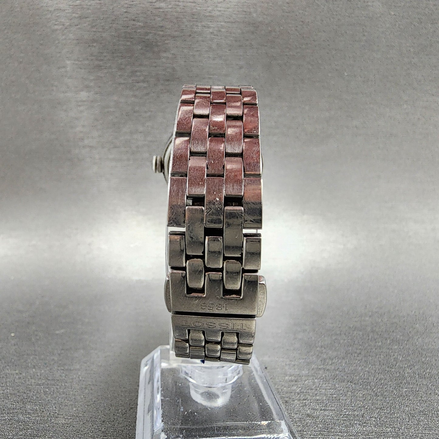 Tissot Bridgeport Automatic Watch Women 29mm MOP Dial Steel Date Round Runs7
