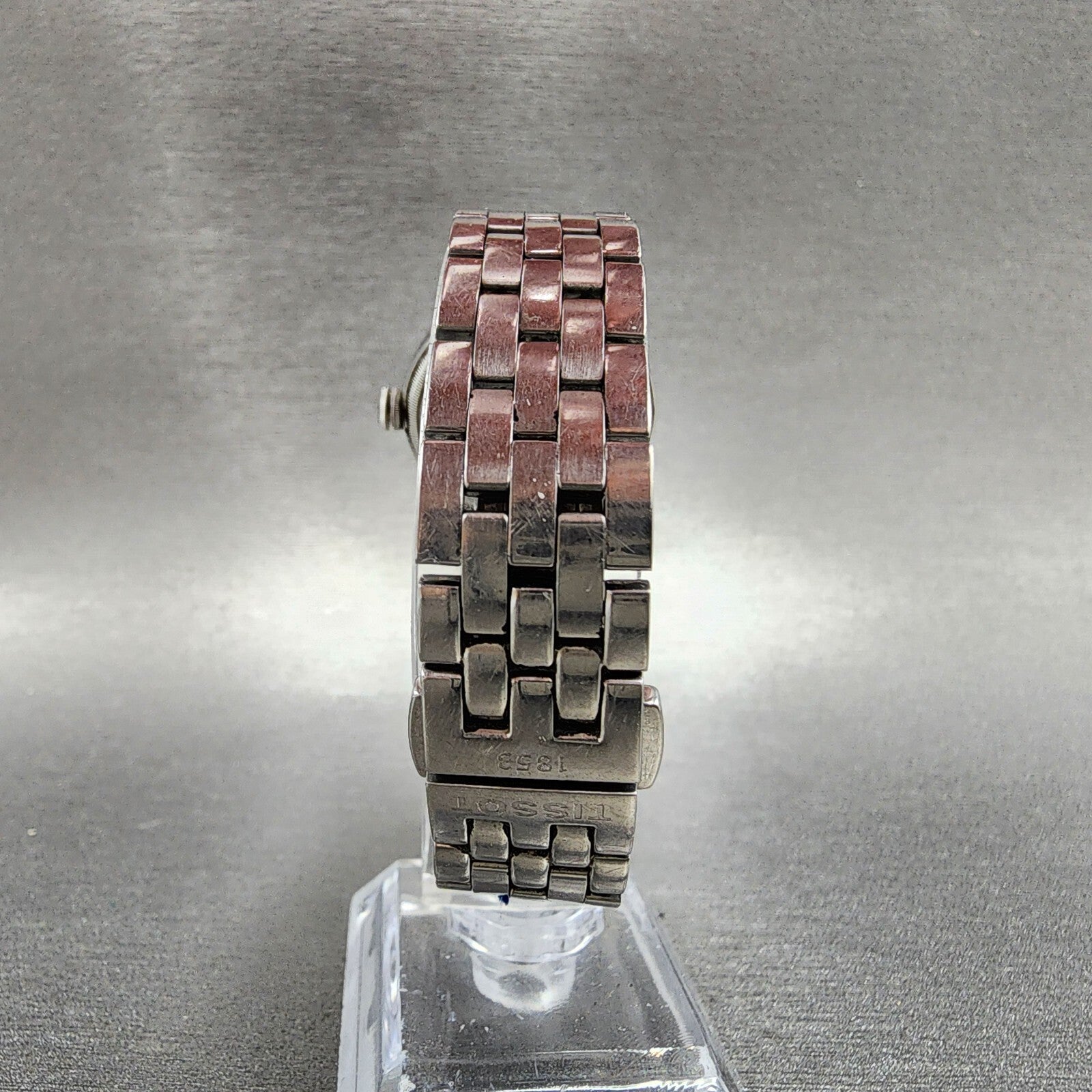 Tissot Bridgeport Automatic Watch Women 29mm MOP Dial Steel Date Round Runs7