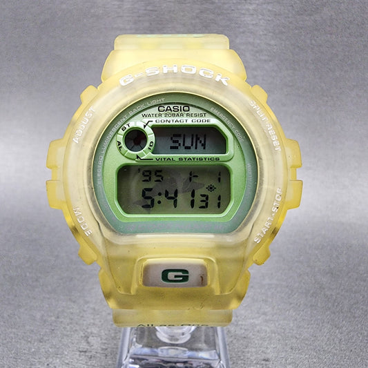 Casio G-Shock DW-6910K Watch Men 50mm Digital Clear Case ICERC Edition New Batt