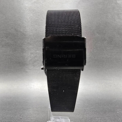 Bering Solar Watch Men 39mm Gray Dial Black Date Round Mesh 14639-122 Works7