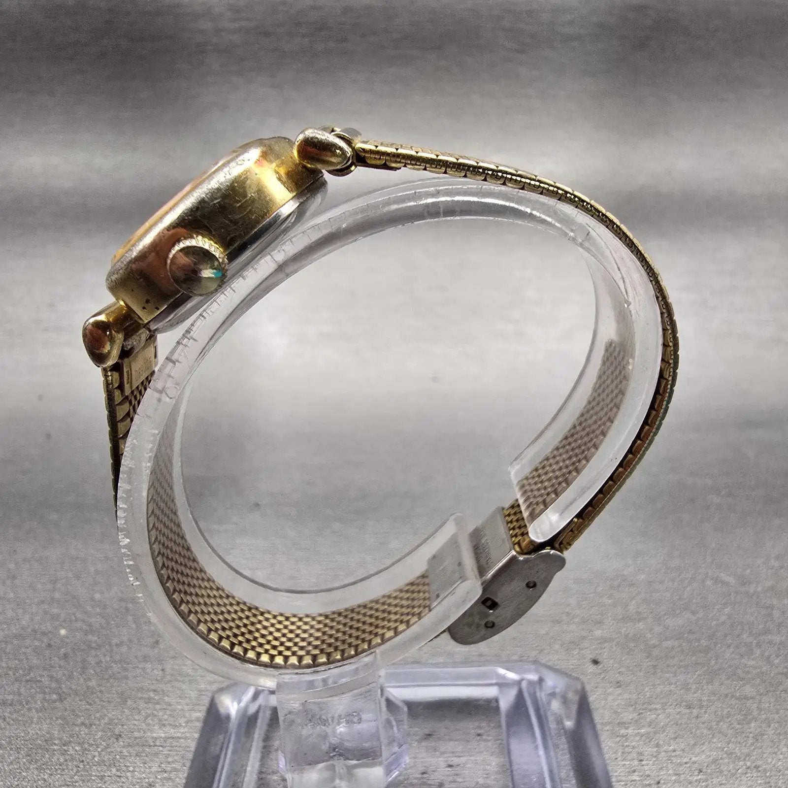 Seiko Watch Women 25mm Brown Dial Gold Tone Oval 11-5020 Manual Wind Vintage6