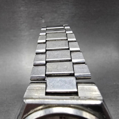 Seiko SQ Watch Men 36mm Silver Dial Silver Tone Daydate 0903-8139 New Battery5
