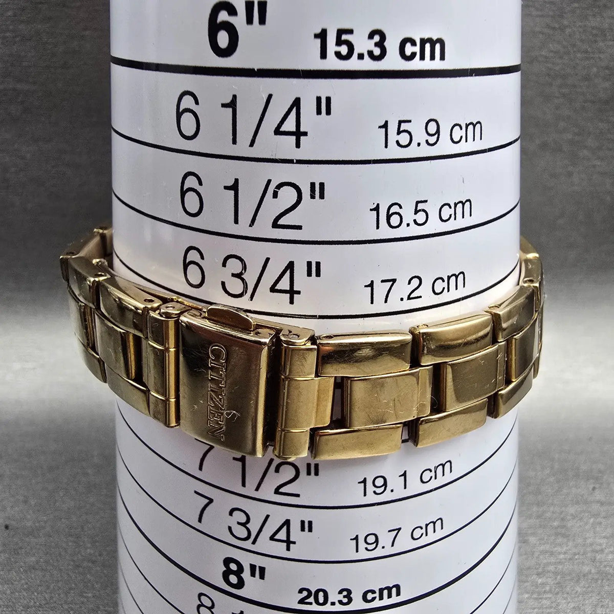 Citizen Tank Watch Men 22mm Cream Dial Gold Tone Rectangle 5930-S99132 New Batt9