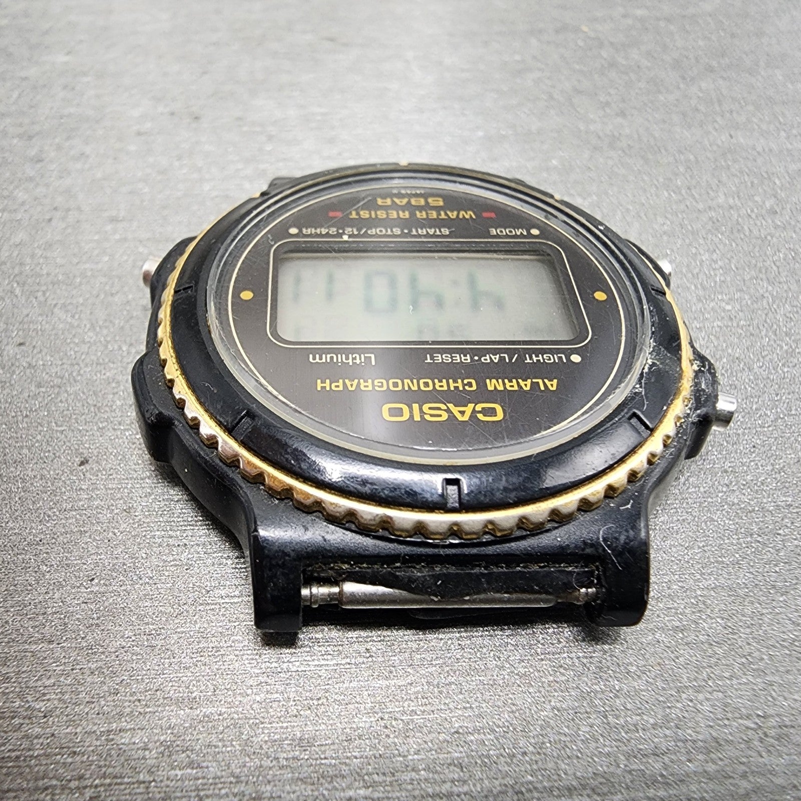 Casio W74 Watch Men 38mm Digital Black Tone Alarm Chrono New Battery Vintage4