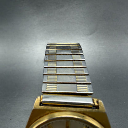 Seiko Watch Men 35mm Champagne Dial Gold Tone Daydate Round V743-9029 PARTS5