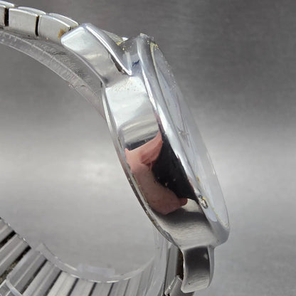 Timex Easy Reader Watch Men 38mm White Dial Silver Date Round New Battery3