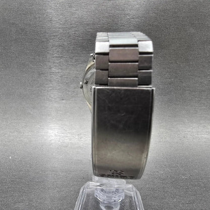 Seiko SQ Watch Men 35mm White Dial Silver Tone Daydate 7123-8290 PARTS8