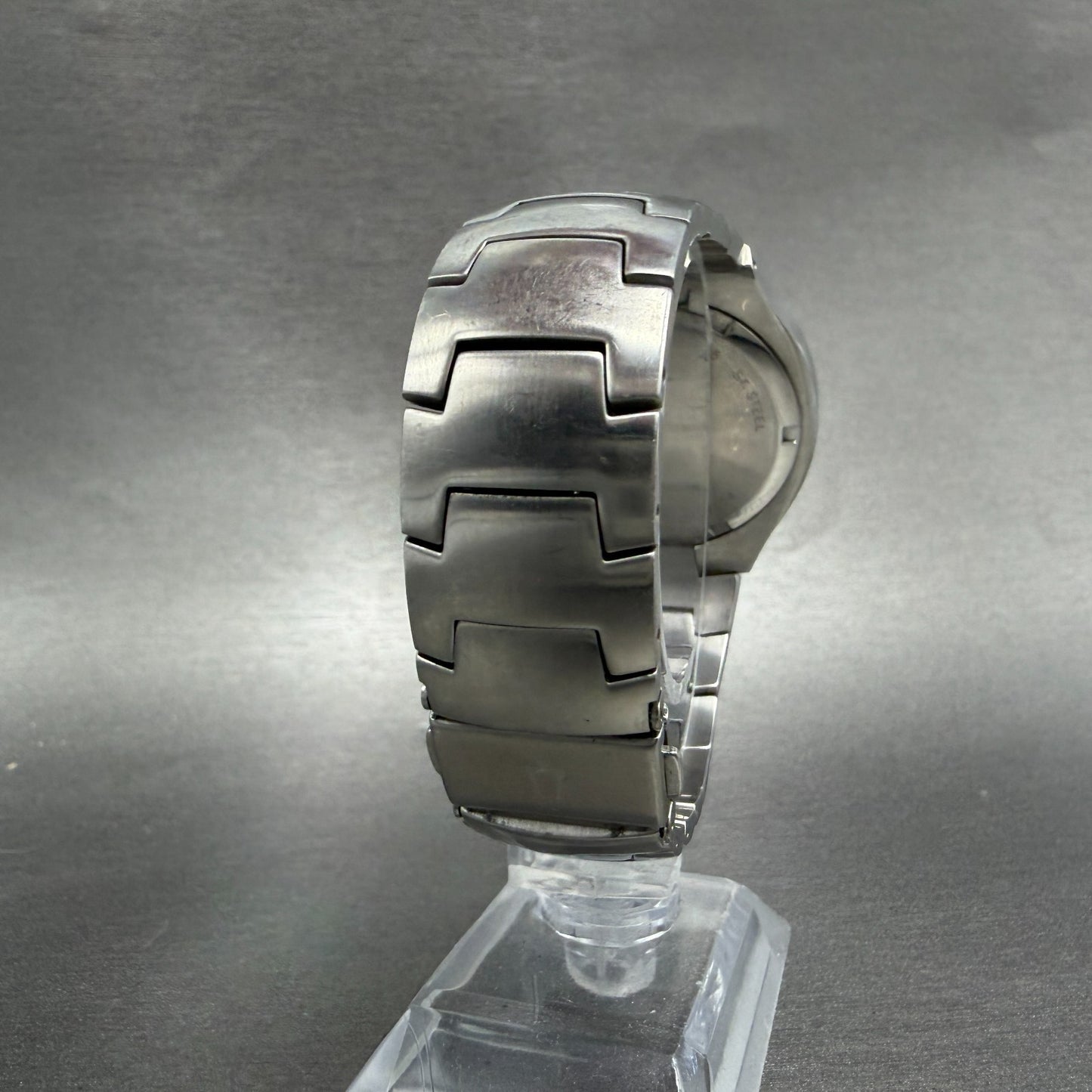 Bulova Marine Star Chrono Watch Men 47mm Silver Dial Silver Date 96B98 New Batt7