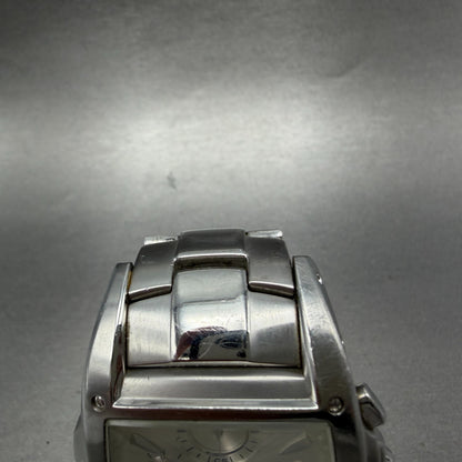 Seiko Wired Chronograph Watch Men 43mm White Dial Silver Tone Date New Battery4