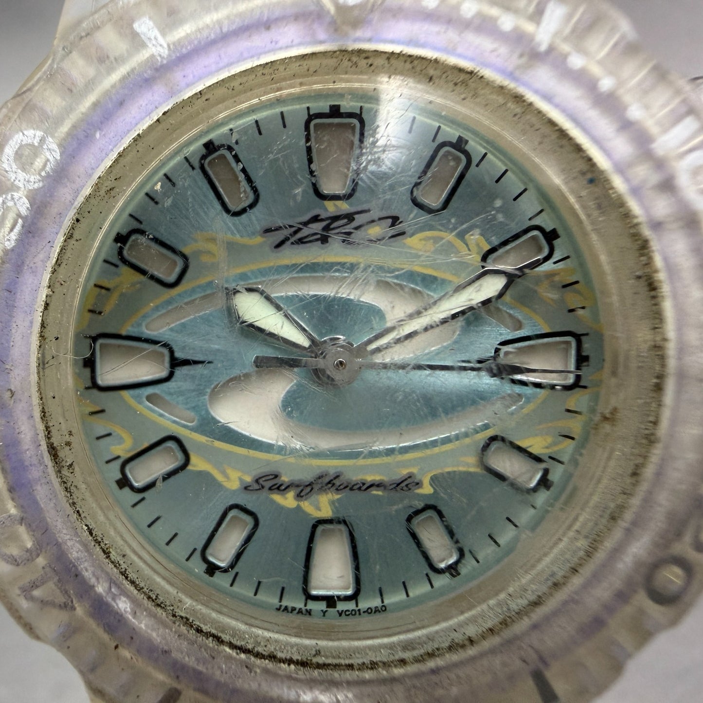 Orient Town & Country Dive Watch Women 34mm Blue Dial Clear Round New Battery1