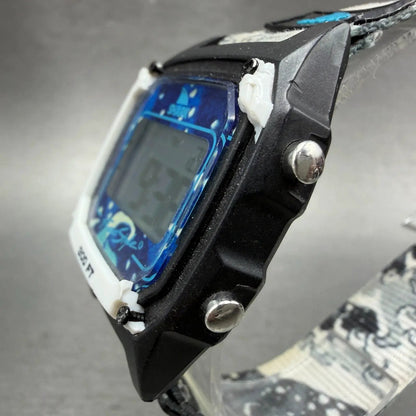 Freestyle Shark Watch Men 38mm Black White Blue Alarm Chrono Luke Davis READ!!!!2