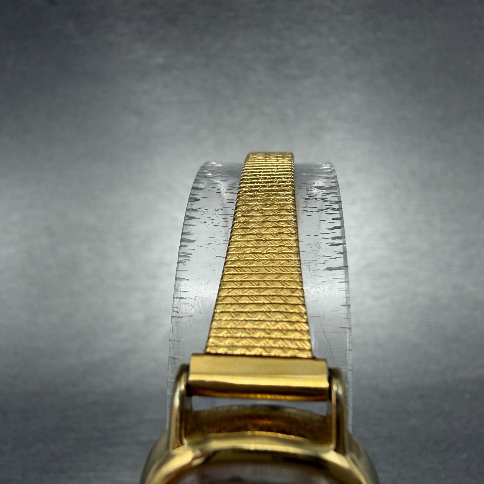 Seiko Tank Watch Women 19mm Champagne Dial Gold Tone 5420-5119 New Battery4