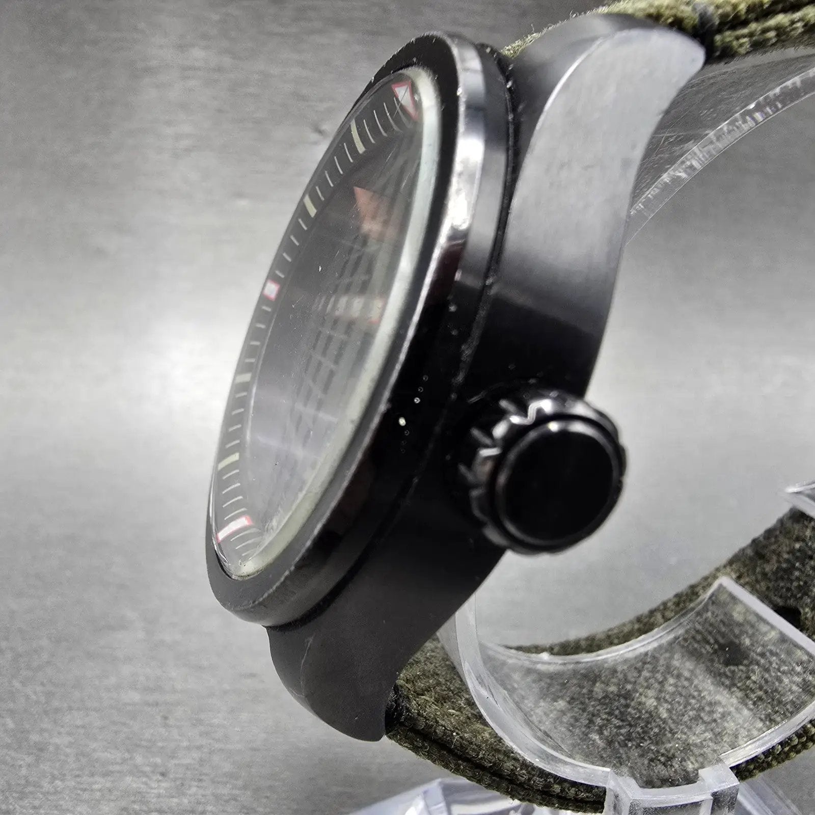 Citizen Eco-Drive Watch men 43mm Black Dial Black Tone Daydate 8729-S105781 Runs2
