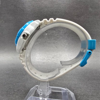 Casio Dive Watch Women 33mm White Dial White & Blue Tone Date LRW-200H New Batt6