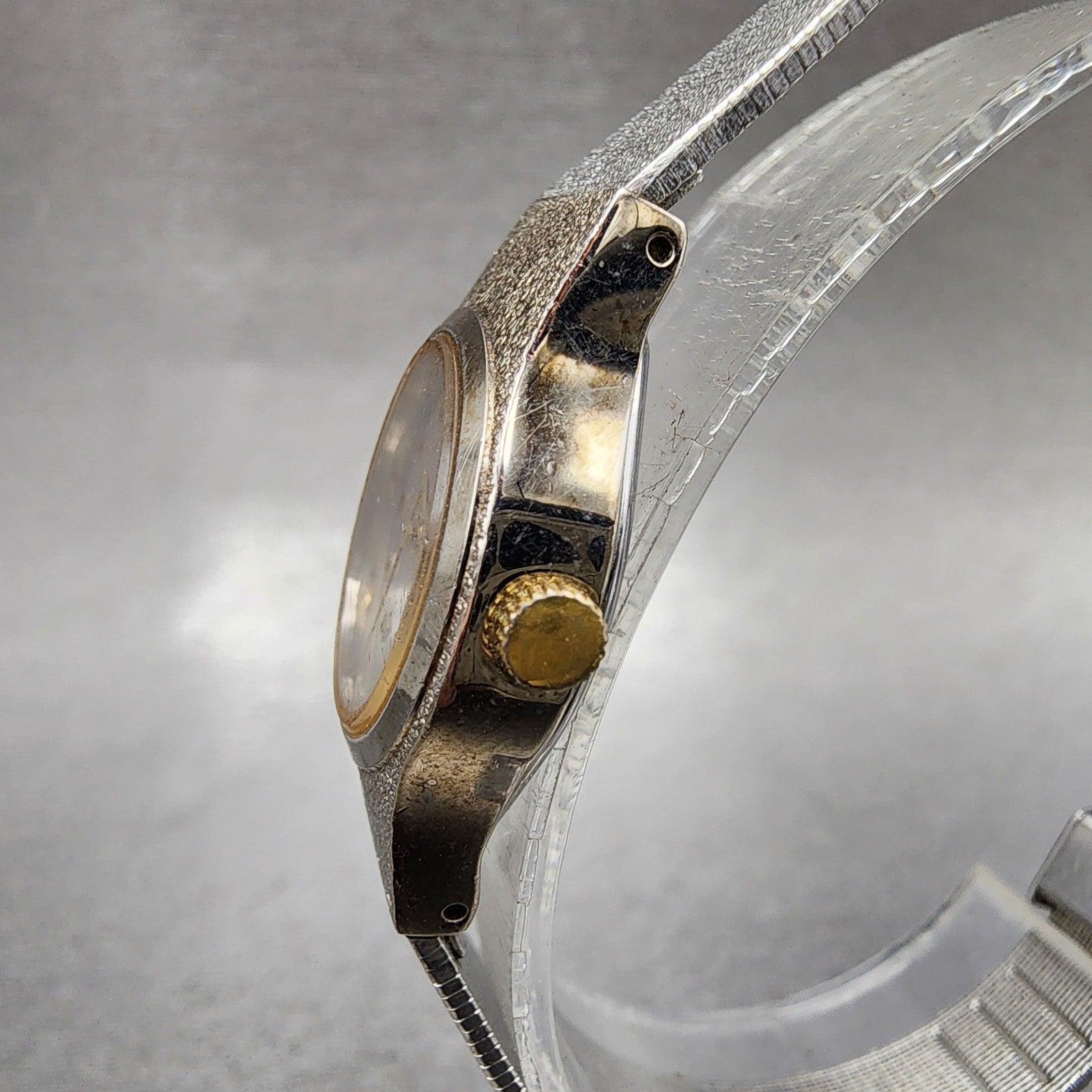 Seiko Watch Women 20mm Silver Dial Silver Tone Round 8Y210010 New Battery2