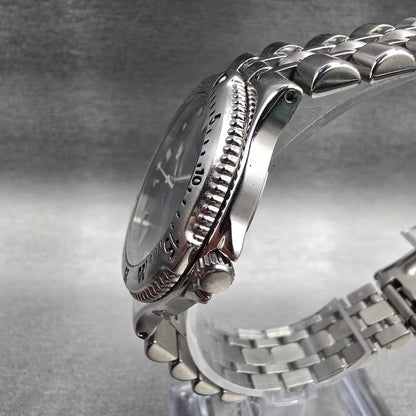 Bulova Marine Star Watch Men 36mm Gray Dial Silver Tone Date 96B00 New Battery2