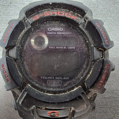 Casio G-Shock G-2300B Watch Men 47mm Black Red Alarm Chrono Solar PARTS2