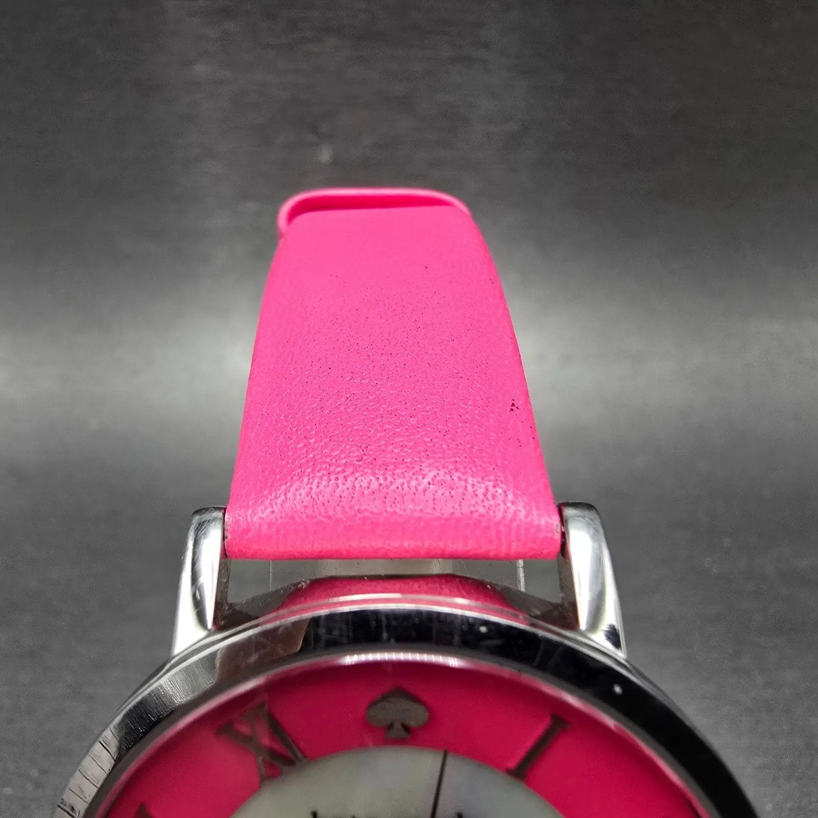 Kate Spade Metro watch Women 38mm Pink MOP Dial Silver Tone Round 0549 New Batt4