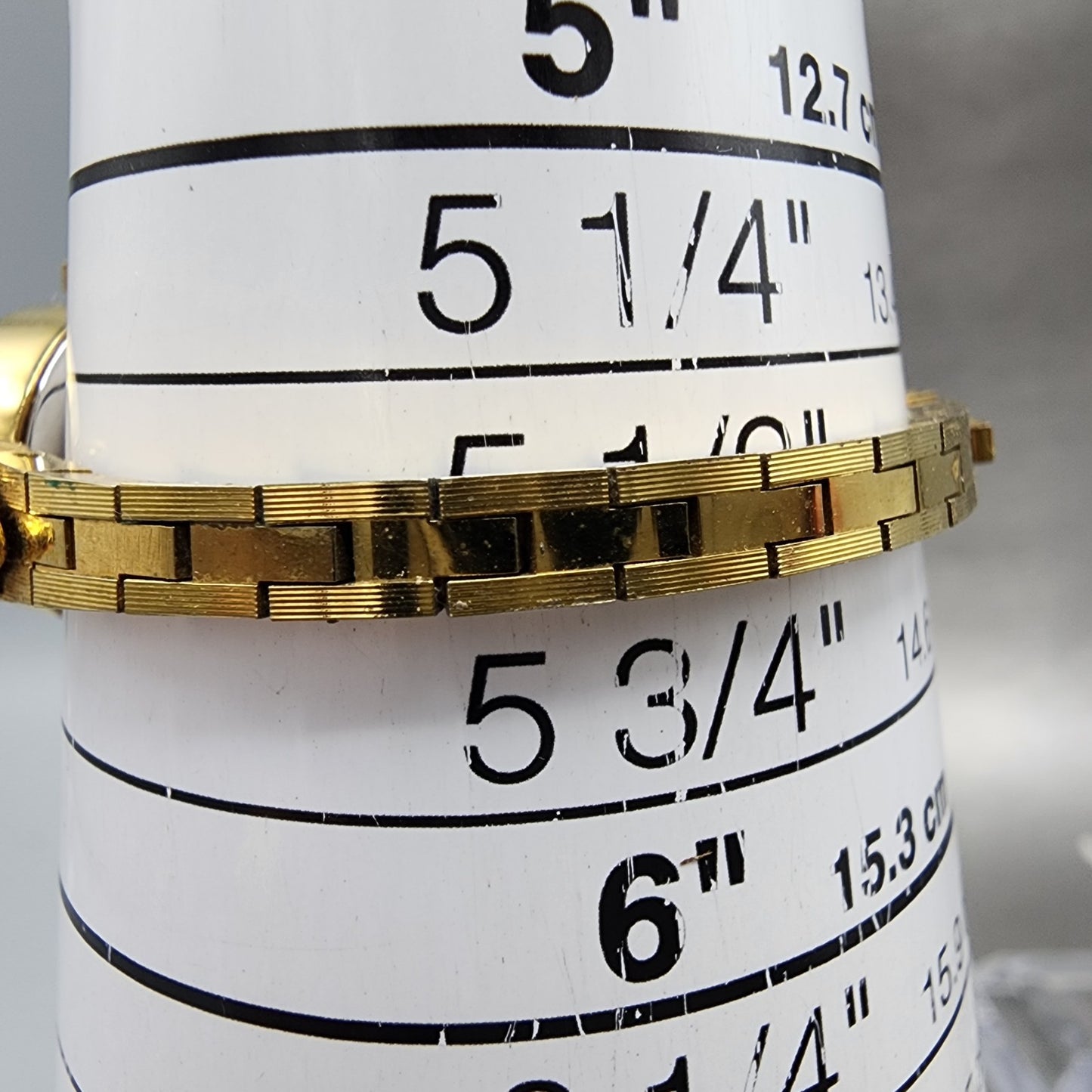Waltham Watch Women MOP Dial Gold Tone Oval Crystal Accents New Battery10