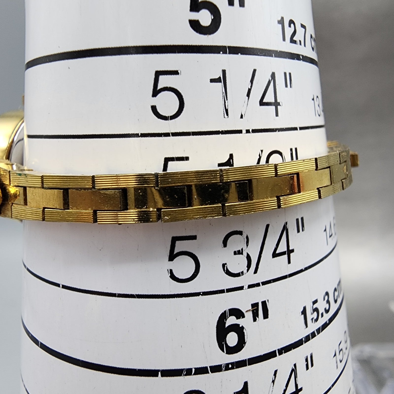 Waltham Watch Women MOP Dial Gold Tone Oval Crystal Accents New Battery10