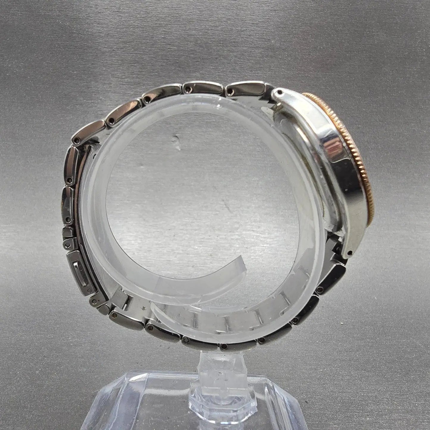 Citizen Silhouette Eco-Drive Watch Women 31mm Silver Dial Two Tone Date Runs8