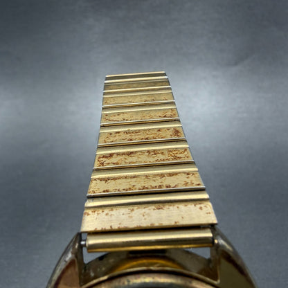Seiko SQ Watch Men 36mm Cream Dial Gold Tone Daydate 4803-8000 New Battery VTG4
