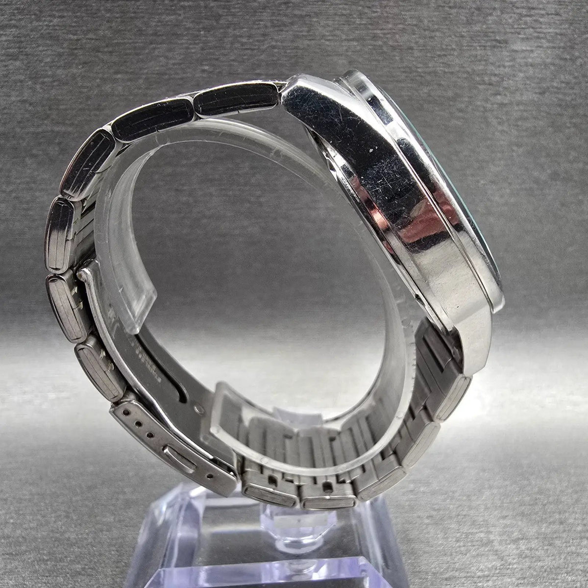 Pulsar Chronograph Watch Men 42mm Blue Dial Silver Tone Date VD53-X001 New Batt8