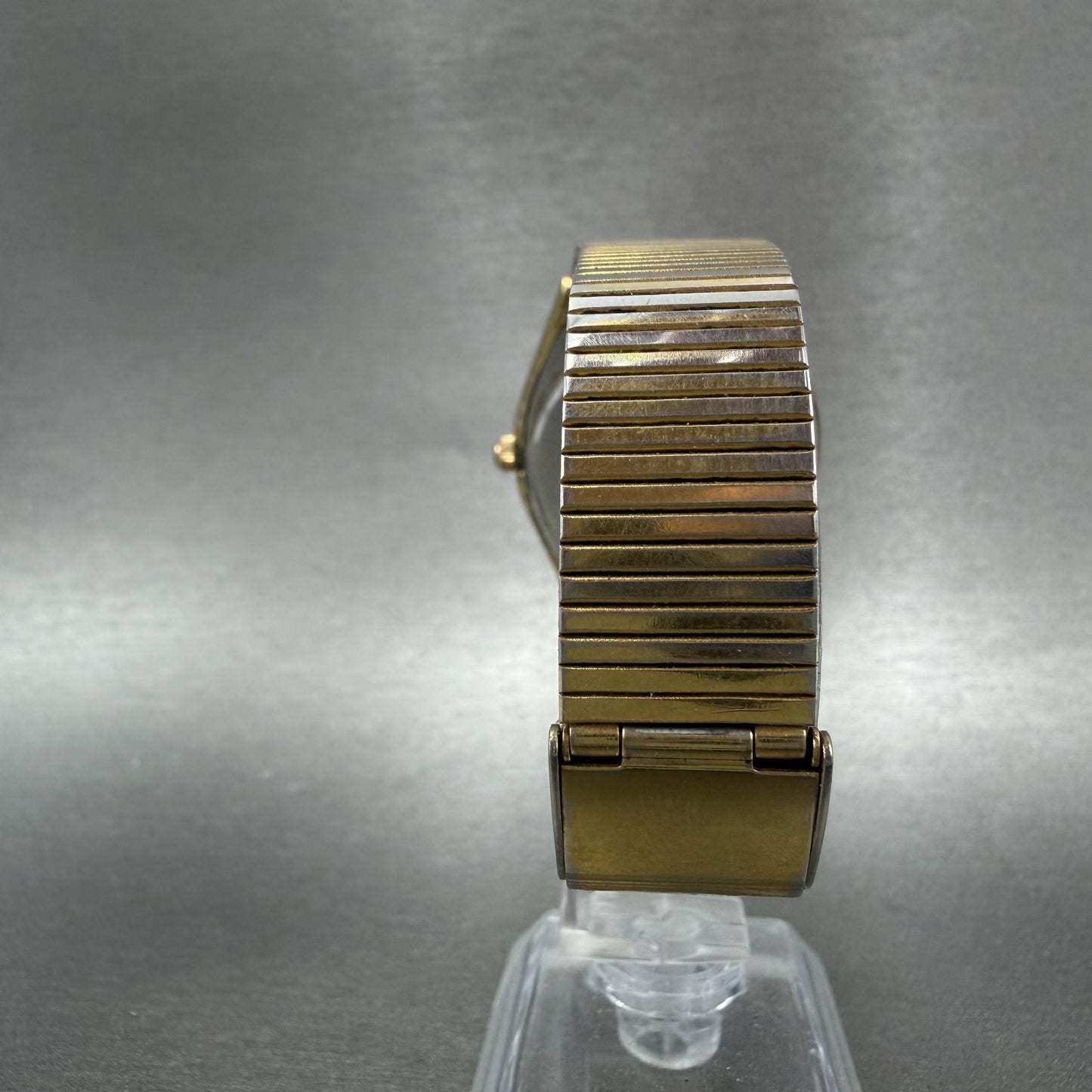 Citizen CQ Crystron Watch Men 33mm Brown Dial Gold Tone Daydate 4731549 PARTS8