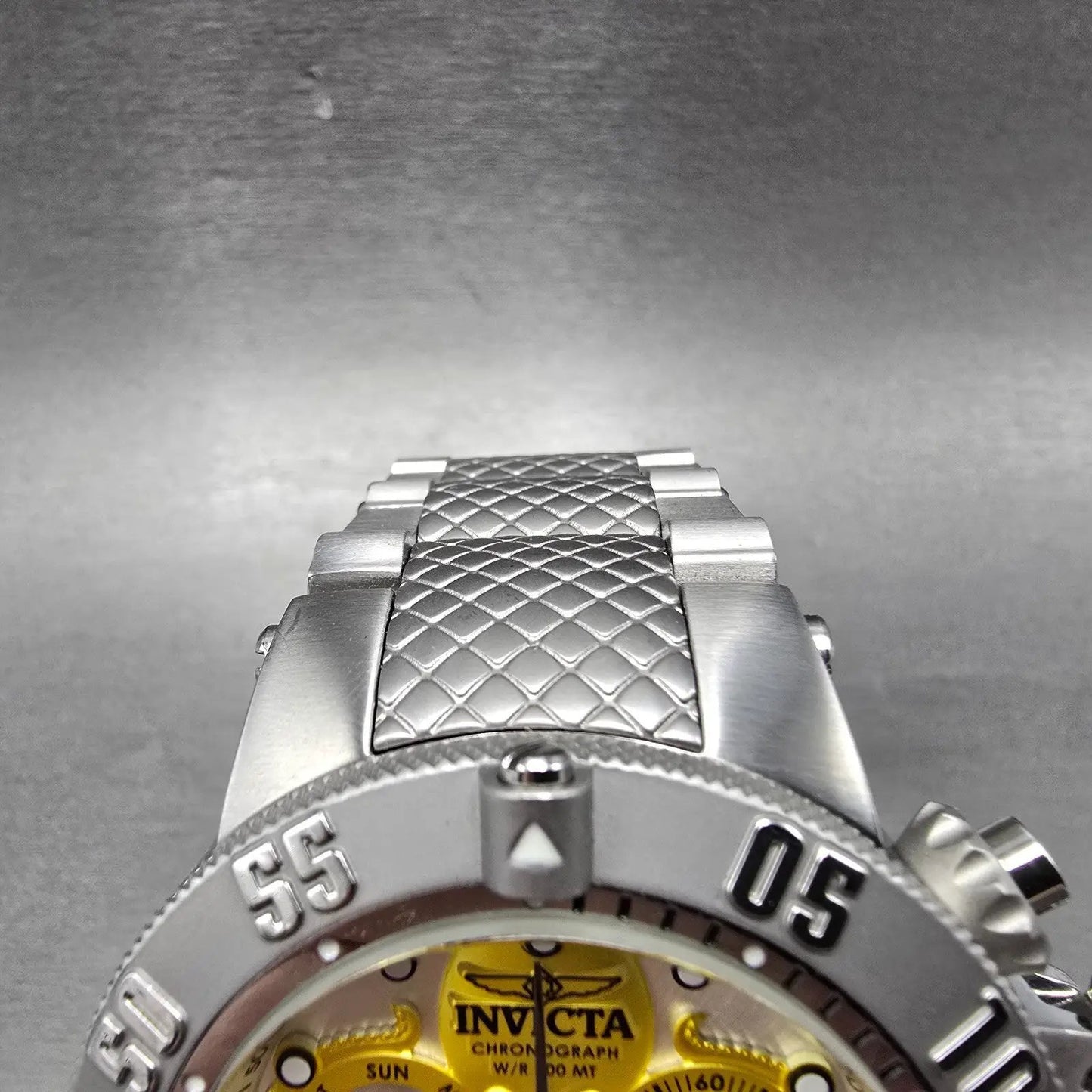 Invicta Sub Aqua Chronograph Watch Men 50mm White Dial Steel Date 27871 New Batt4