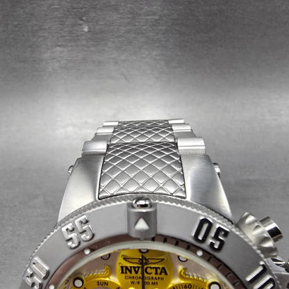 Invicta Sub Aqua Chronograph Watch Men 50mm White Dial Steel Date 27871 New Batt4