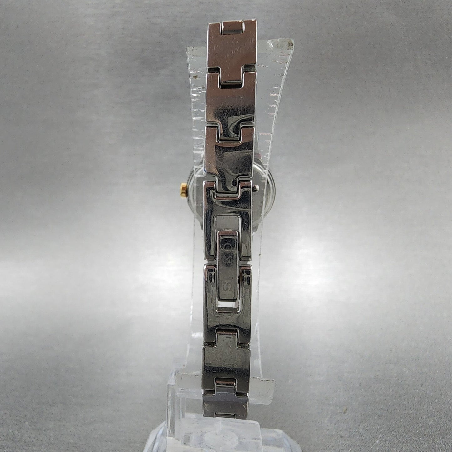 Seiko Watch Women 2mm White Dial Two Tone Round 1n000gm0 New Battery7