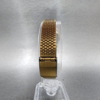 Seiko Watch Women 22mm White Dial Gold Tone Round 4n210052 New Battery8