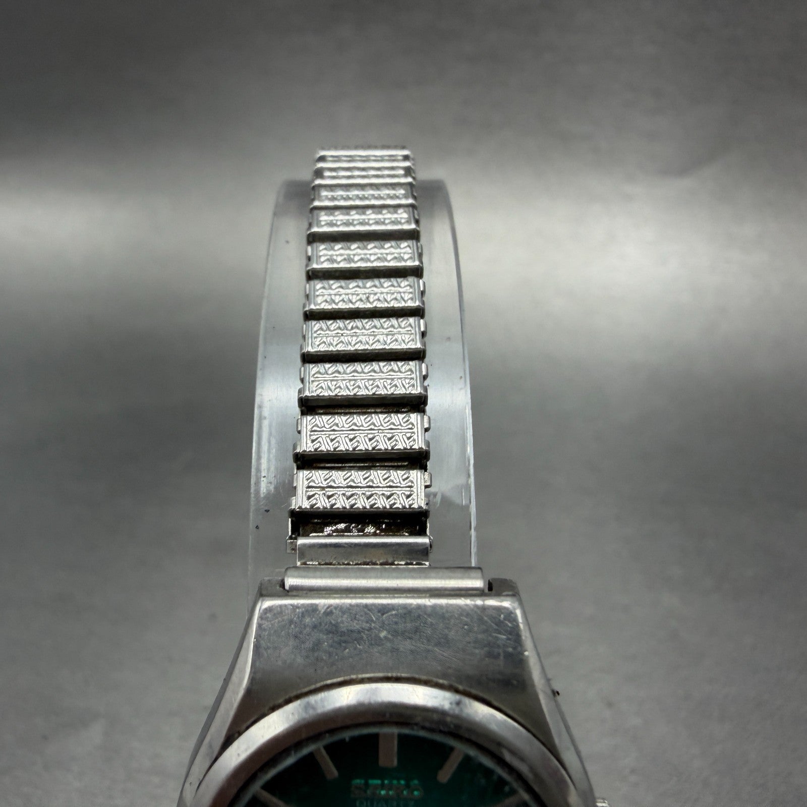 Seiko Watch Women 25mm Green Dial Silver Tone Daydate 2623-0070 New Battery5