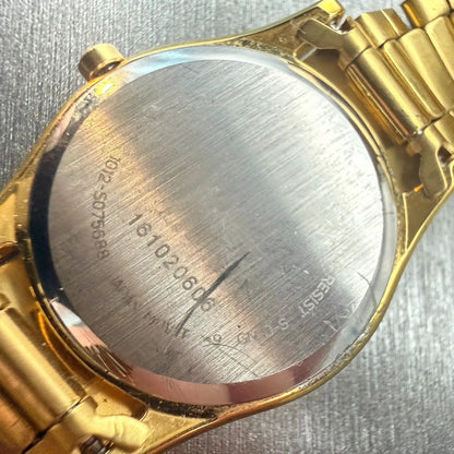 Citizen Watch Women 26mm MOP Dial Gold Gemmed Date Round 1012-S075688 New Batt10